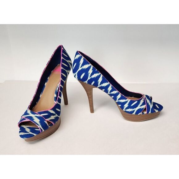 Fergalicious Echo Peep-Toe Ultra High Heel Stiletto Pump Size 10M - Picture 5 of 8